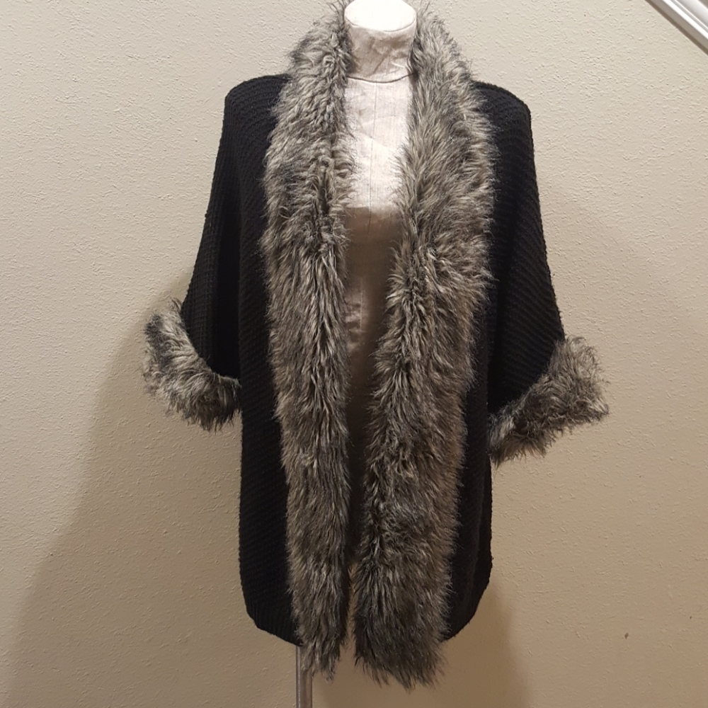 Dressbarn Open Cardigan
